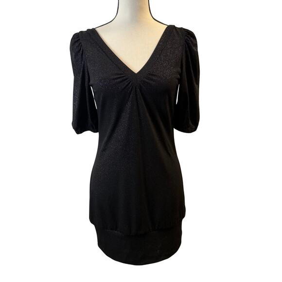Guess Women's Shimmer Metallic Mini Dress Size S/P - Picture 1 of 7